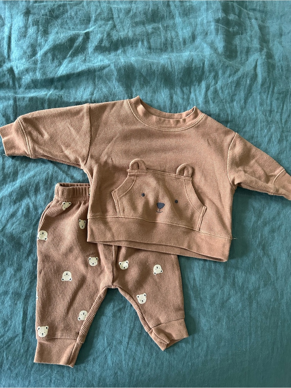 Carter's Waffle Knit Two-Piece Set